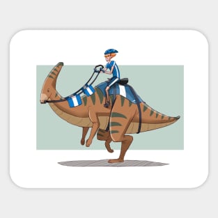 Dino rider Sticker